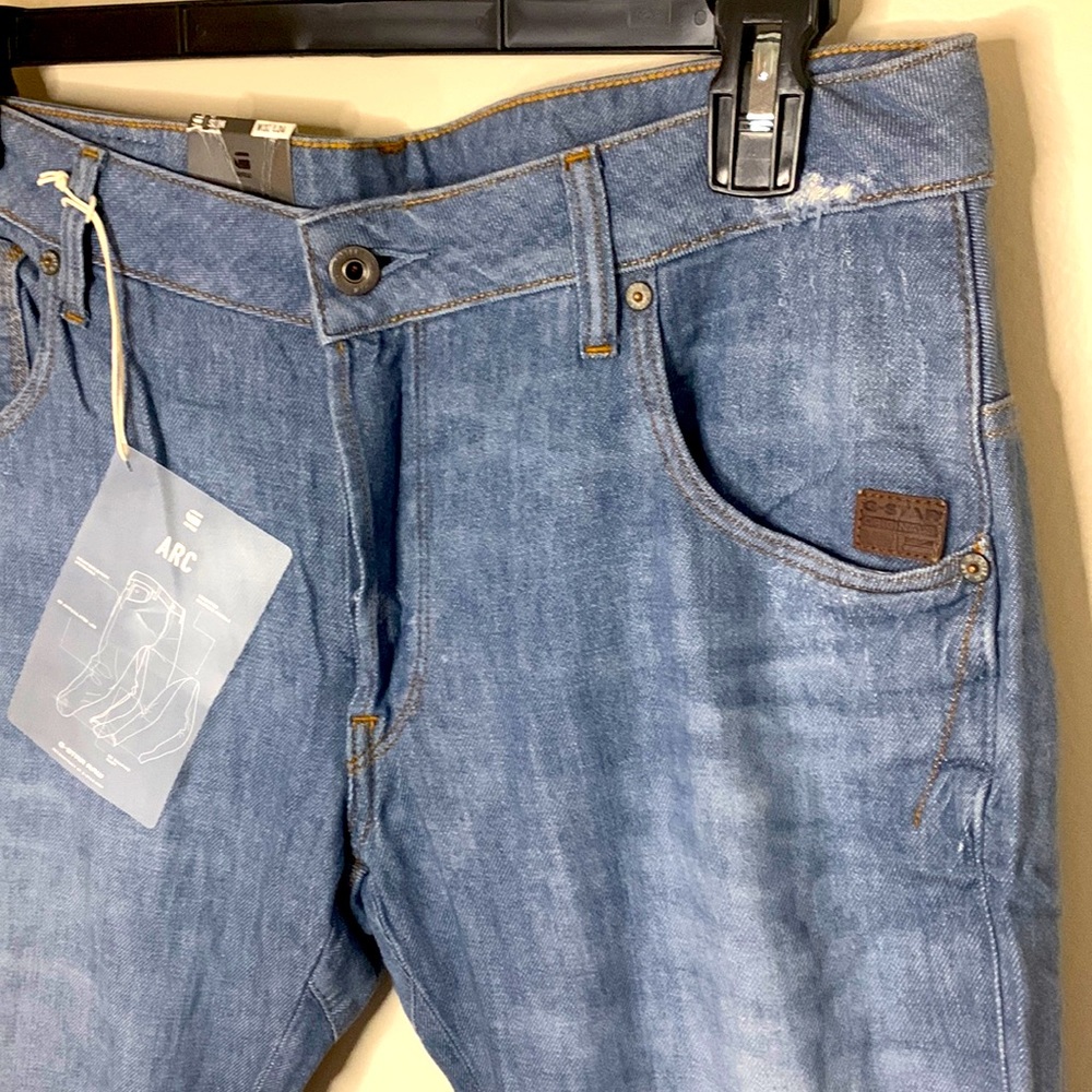 G-Star RAW - NWT- Slim Arc Jean - 32W 34L - 100% Cotton - Light weight denim